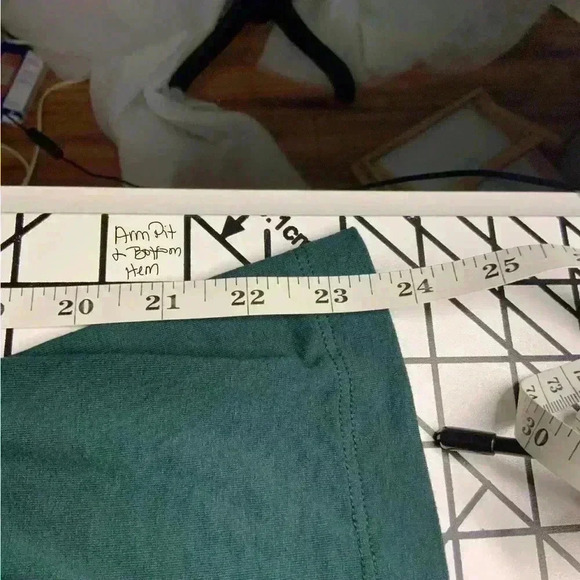 Eileen Fisher Womens Size S/P Forest Green Long Sleeve Dress - Picture 9 of 13